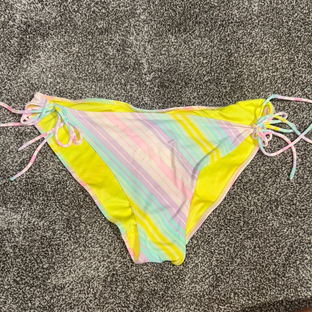 Victoria's Secret Neon Yellow and Pink Bikini